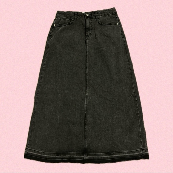 BDG Theo A-line Midi Skirt - Picture 1 of 4